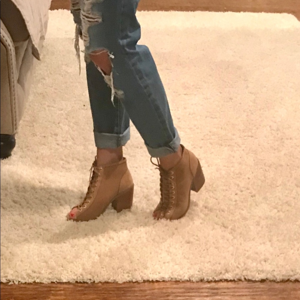 Aldo Peep Toe Booties